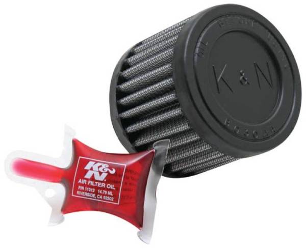 K&N Engineering - K&N Engineering Universal Clamp-On Air Filter 1-11/16in FLG / 3in OD / 2-1/2in H - RU-1130