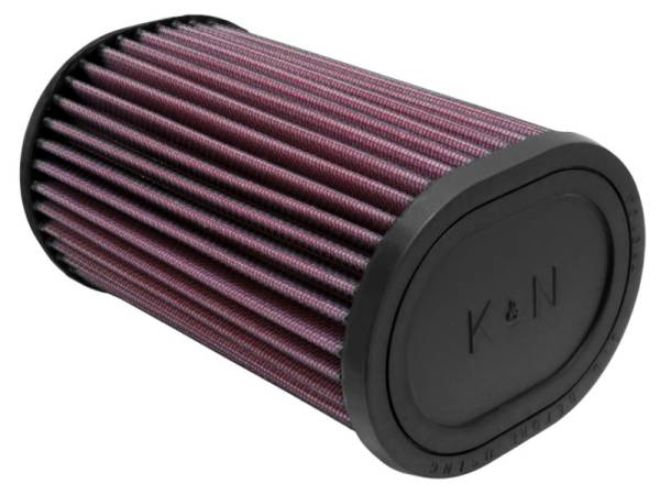 K&N Engineering - K&N Engineering Filter Universal Rubber Oval Straight 4.5in OL x 3.75in OW x 7in Height 20 Degree Angle - RU-1390