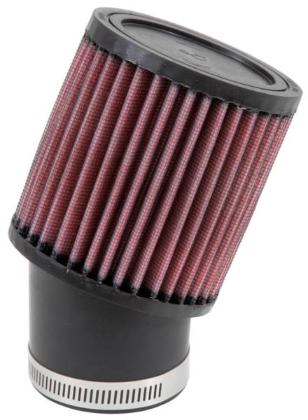 K&N Engineering - K&N Engineering Filter Universal Rubber Round Straight Filter 20 Deg Angled 2-7/16in Flange 3-3/4in OD 4in H - RU-1750