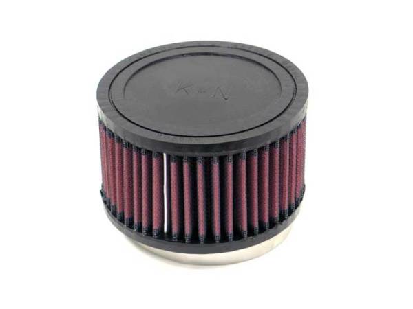 K&N Engineering - K&N Engineering Filter Universal Rubber Round Straight Filter 3.5in Flange 3in Height - RU-1790