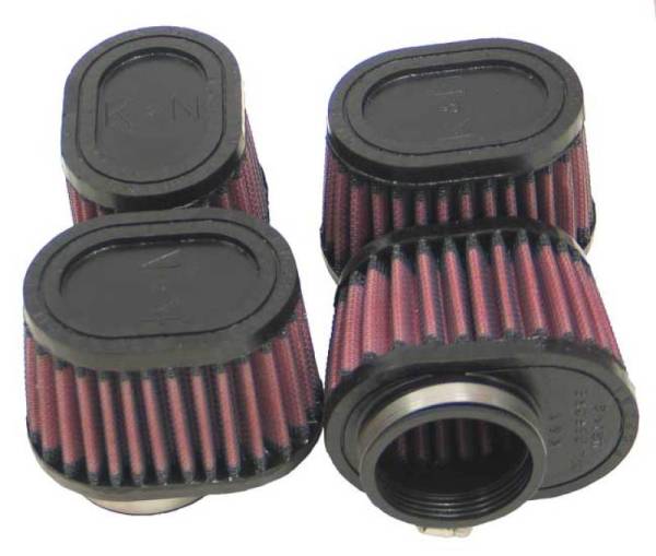 K&N Engineering - K&N Engineering Filter Universal Rubber Filter Oval Tapered 4in Base O/S L x 3.5in Top O/S L x 2.75in H - RU-1824