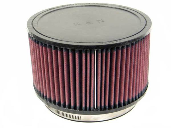 K&N Engineering - K&N Engineering Filter Universal Rubber Round Filter 6in ID Flange 7.5in OD 4.5in H - RU-1850