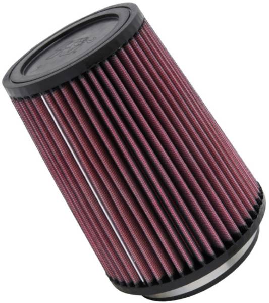 K&N Engineering - K&N Engineering Filter Universal Rubber Filter 4 inch Flange 5 3/8 inch Base 4 3/8 inch Top 7 inch Height - RU-2590