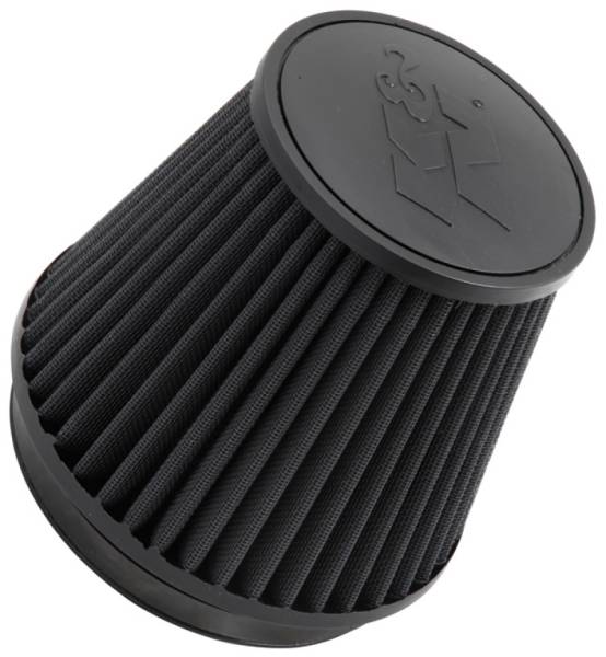 K&N Engineering - K&N Engineering Universal Rubber Filter Round Tapered 6in Flange ID x 7.5in Base OD x 5.25in Top OD x 6in Height - RU-3102HBK