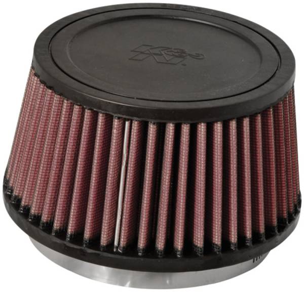 K&N Engineering - K&N Engineering Universal Rubber Filter Round Tapered 4.5in Flange ID x 5.875 Base OD x 5in Top OD x 3.25in H - RU-3110