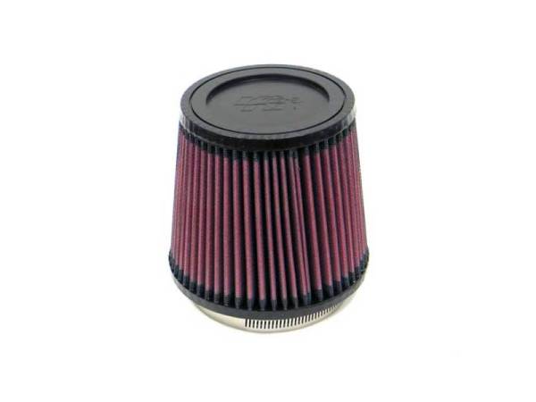 K&N Engineering - K&N Engineering Filter Universal Rubber Filter 3.75in Flange ID / 5.375in Base OD / 4.375in Top OD / 5in Height - RU-4250