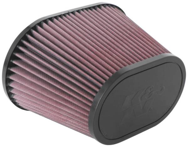 K&N Engineering - K&N Engineering Universal Clamp-On Air Filter 3.5in Flg ID x 8.5x5.25in B OD x 6.25x4in T OD x 5.5in H - RU-5040