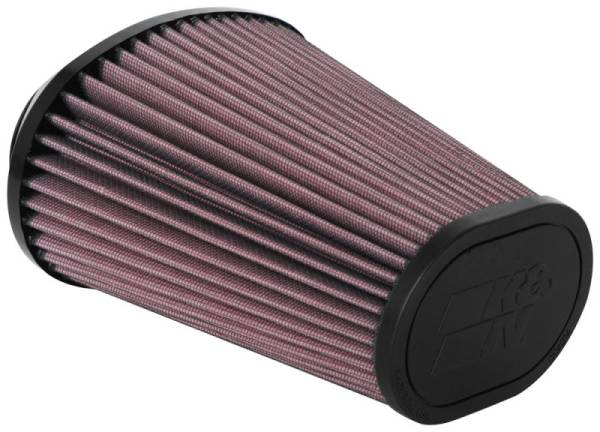 K&N Engineering - K&N Engineering Universal Clamp-On Air Filter 2.844x4.813in Flg ID x 6.5x4.75in B OD x 4.5x3.25in T OD x 7.5in H - RU-5063