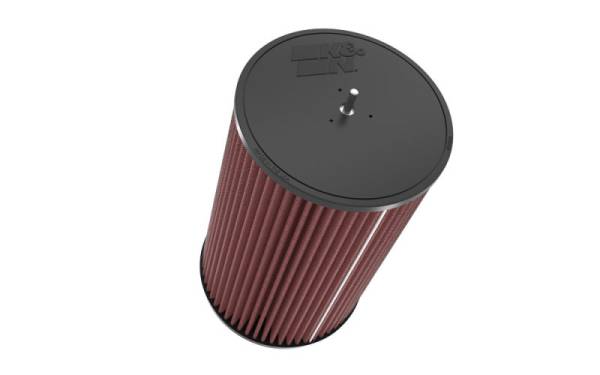 K&N Engineering - K&N Engineering Universal Round Clamp-On Air Filter 3-1/2in FLG 8in B, 7in T W/STUD, 12-1/2in H - RU-5165