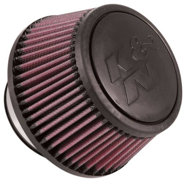 K&N Engineering - K&N Engineering Universal Round Clamp-On Air Filter 3in Flange ID x 6in Base OD x 4.625in Top OD x 3in Height - RU-5288