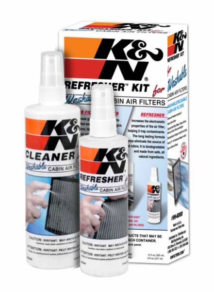 K&N Engineering - K&N Engineering Cabin Filter Cleaning Kit - 99-6000