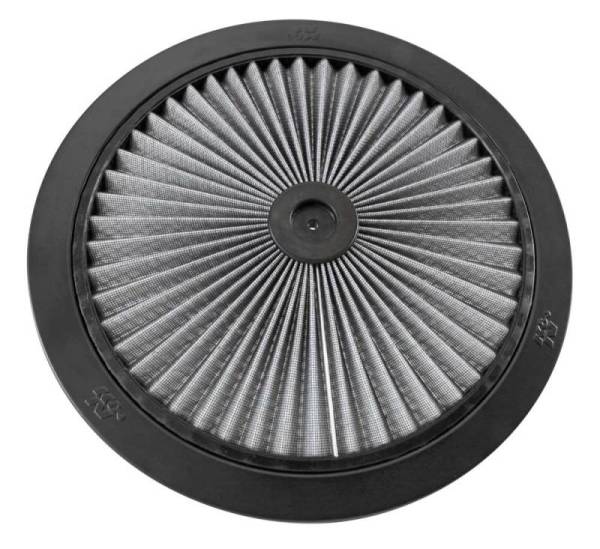 K&N Engineering - K&N Engineering X-Stream Top Filter 14in OD Black Round Lid - 66-1400R