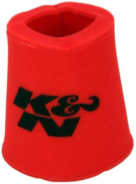 K&N Engineering - K&N Engineering Airforce PreCleaner Round Tapered Red Air Filter Foam Wrap 6in Base ID x 5in Top ID x 9in H - 25-0810