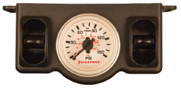 Firestone - Firestone Pneumatic Dual Pressure Gauge - White Plastic (WR17602574) - 2574