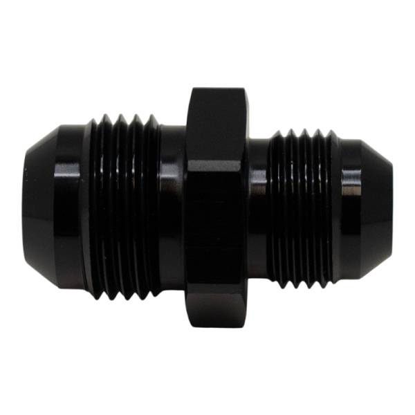 DeatschWerks - DeatschWerks 10AN Male Flare to 8AN Male Flare Reducer Straight - Anodized Matte Black - 6-02-0206-B