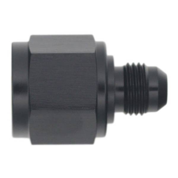 DeatschWerks - DeatschWerks 10AN Female Flare to 6AN Male Flare Reducer - Anodized Matte Black - 6-02-0219-B