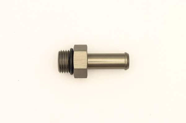 DeatschWerks - DeatschWerks 6AN ORB Male To 3/8in Barb Fitting (Single Barb - Incl O-Ring) - 6-02-0504