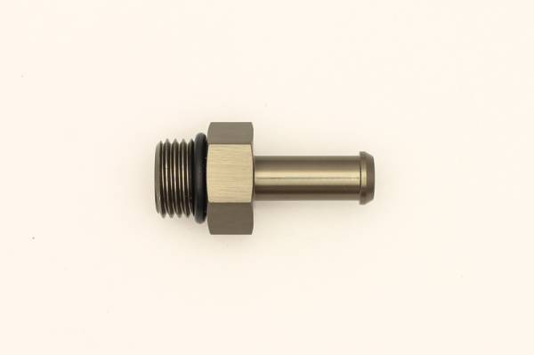 DeatschWerks - DeatschWerks 6AN ORB Male To 5/16in Barb Fitting (Single Barb - Incl O-Ring) - 6-02-0505