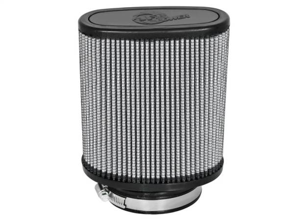 aFe - aFe Magnum FLOW Pro DRY S Universal Air Filter 3.5in Flange 5.75x5in Base 6x2.75in Top 6.5in Height - 21-90096