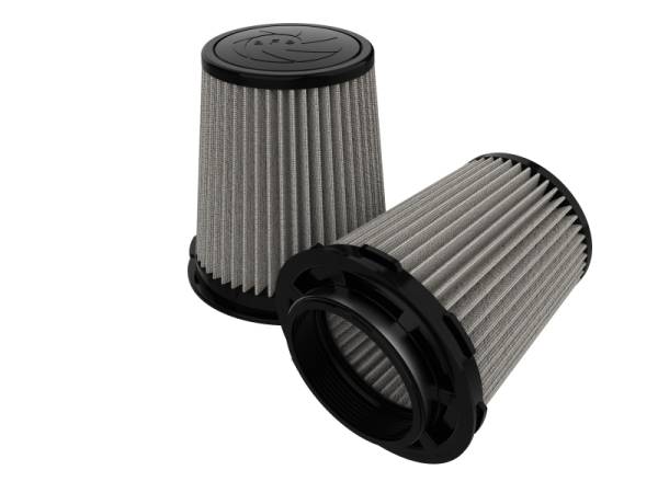 aFe - aFe MagnumFLOW Pro Dry S Air Filter 4in F x 6in B MT2 x 4-3/4 T x 7in H (Inverted) - 21-90114-MA