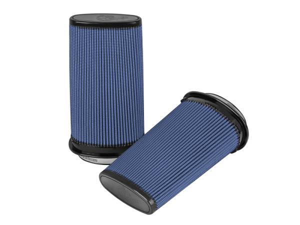 aFe - aFe Momentum Replac Air Filter w/Pro 5R Media (Pair) 5x2.25in F/6.25x3.75in B/5.25x2.25in T/11in H - 24-90109-MA