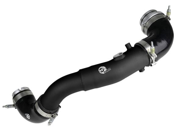 aFe - aFe 2020 Toyota Supra 3.0L 3in Black Intercooler Tube - Hot - 46-20398-B