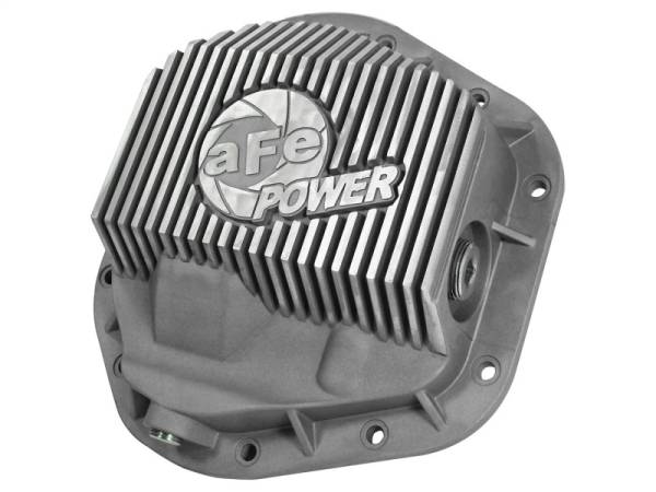 aFe - aFe Front Differential Cover (Raw; Street Series); Ford Diesel Trucks 94.5-14 V8-7.3/6.0/6.4/6.7L - 46-70080