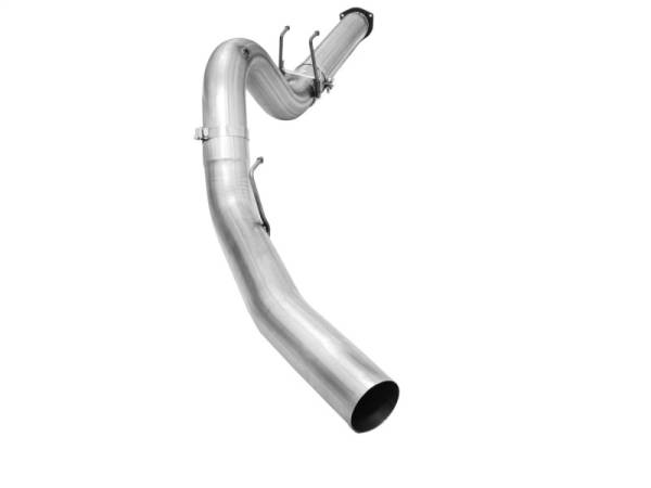 aFe - aFe Atlas Exhausts 5in DPF-Back Aluminized Steel Exhaust System 2015 Ford Diesel V8 6.7L (td) No Tip - 49-03064