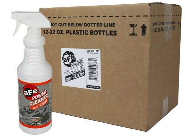 aFe - aFe MagnumFLOW Dry Air Filter Cleaner 32oz Spray Bottle (12-Pack) - 90-10612