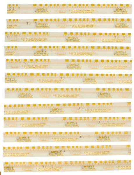 Clevite - Clevite Plastigage Yellow Plastigage - 12 Pack - MPY1