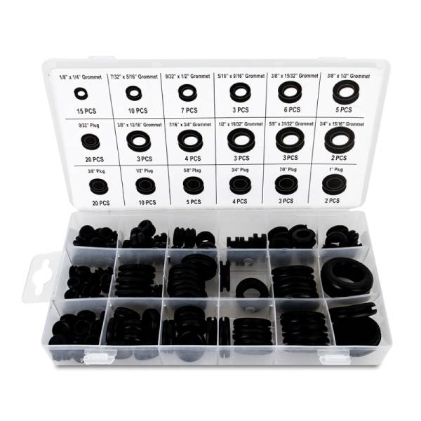 Mishimoto - Mishimoto Rubber Grommet Assortment - 125Pc. - MMTL-GROM-125