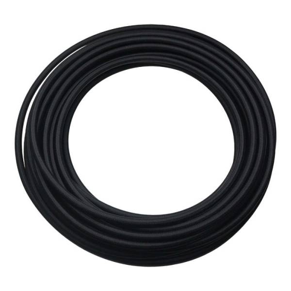 DeatschWerks - DeatschWerks 10AN Black Nylon Braided PTFE Hose - 50ft - 6-02-0866-50