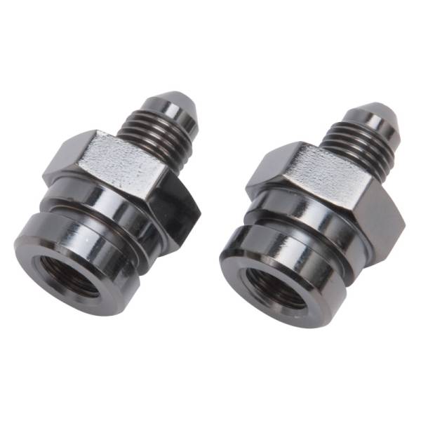 Russell - Russell Performance -3 AN SAE Adapter Fitting (2 pcs.) (Black) - 641293