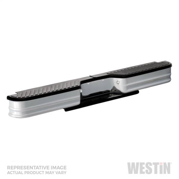 Westin - Westin/Fey 67-96 F-Series Style Side / 97-98 F-250/350 HD Surestep Universal Bumper - Silver - 20022