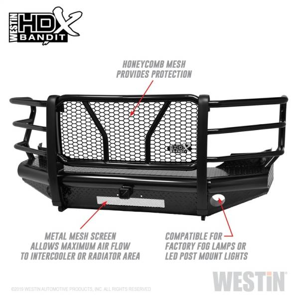 Westin - Westin/HDX Bandit 11-16 Ford F-250 / F-350 Front Bumper - Black - 58-31115