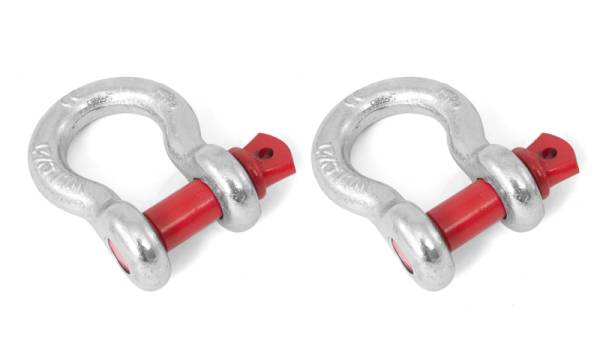 Rugged Ridge - Rugged Ridge 5/8in D-Shackle Set - 11235.02