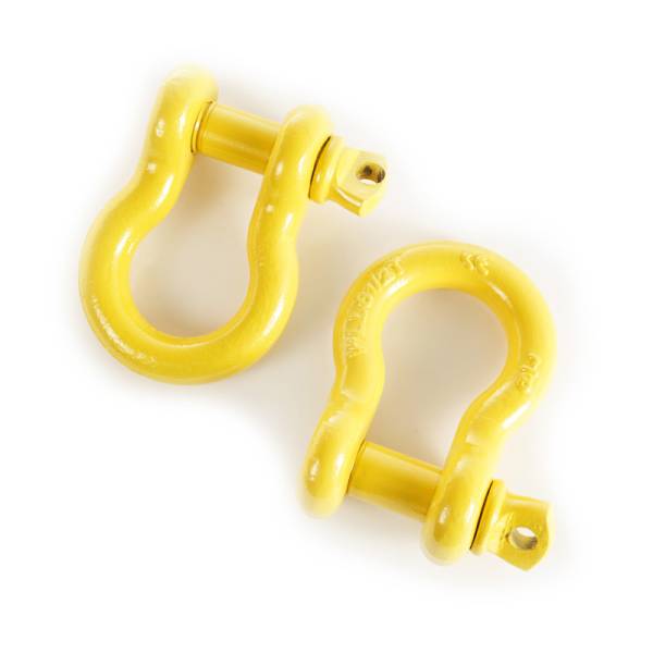 Rugged Ridge - Rugged Ridge Yellow 7/8in D-Rings - 11235.14