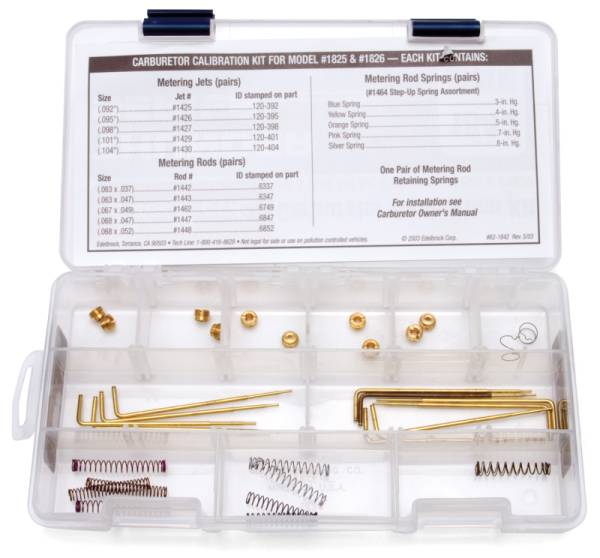 Edelbrock - Edelbrock Calibration Kit for 1825/1826 - 1842