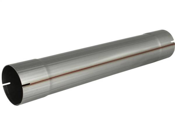 aFe - aFe Power MachForce XP Mufflers 5in T409 Stainless Steel Exhaust Muffler Delete Pipe - 49-91041