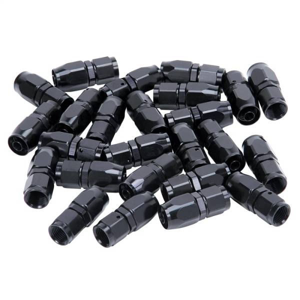 Russell - Russell Performance Full Flow Hose End Straight -6 AN ProClassic II Finish (Bulk package of 25) - 610027