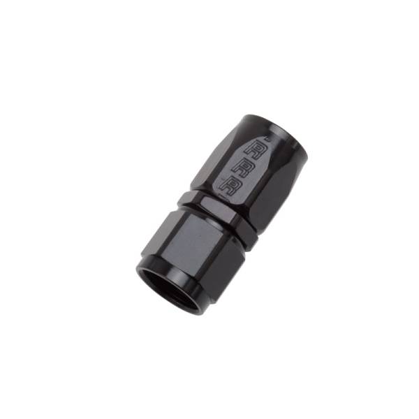 Russell - Russell Performance -8 AN Black Straight Full Flow Hose End - 610035