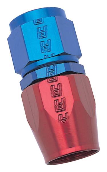 Russell - Russell Performance -10 AN Red/Blue Straight Full Flow Hose End - 610040