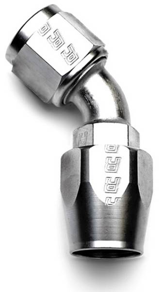 Russell - Russell Performance -6 AN Endura 45 Degree Full Flow Hose End - 610091