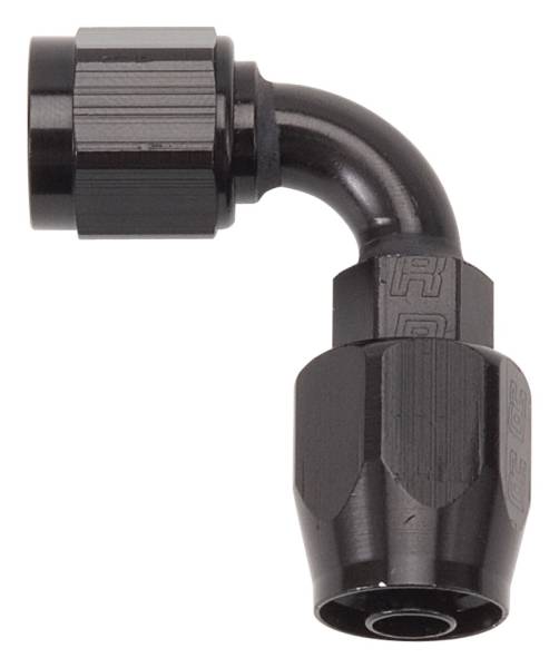 Russell - Russell Performance -10 AN Black 90 Degree Full Flow Hose End - 610185