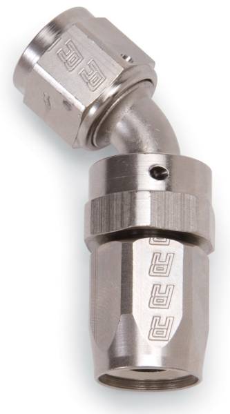Russell - Russell Performance -8 AN Endura 45 Degree Full Flow Swivel Hose End - 613101
