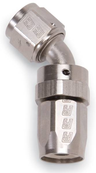 Russell - Russell Performance -10 AN Endura 45 Degree Full Flow Swivel Hose End - 613111