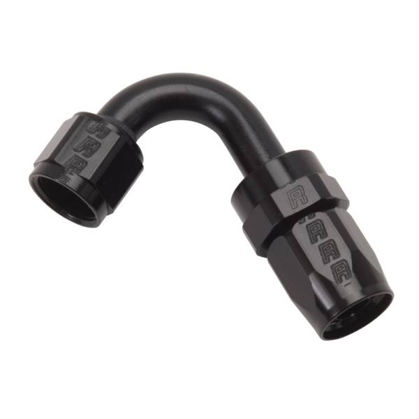 Russell - Russell Performance -8 AN Black 120 Degree Full Flow Swivel Hose End - 613415
