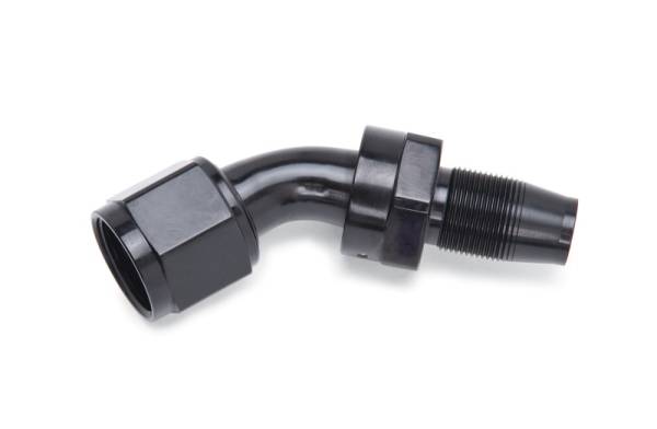 Russell - Russell Performance -8 AN 45 Degree Hose End Without Socket - Polished and Black - 615103