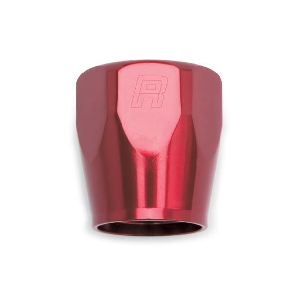 Russell - Russell Performance 2-Piece -6 AN Full Flow Swivel Hose End Sockets (Qty 2) - Polished and Red - 615520