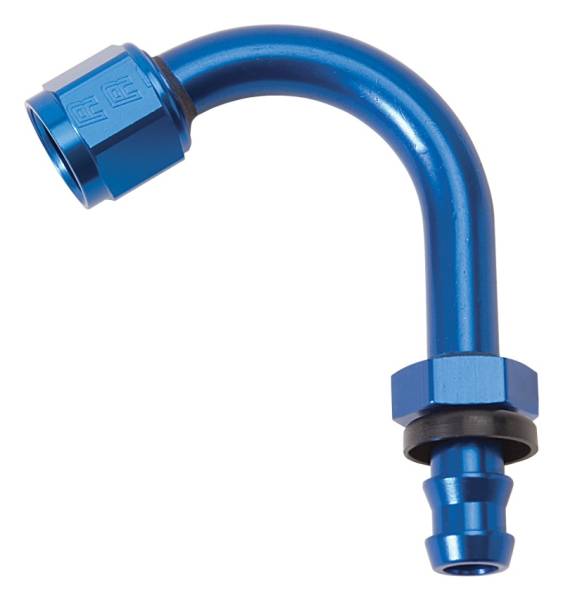 Russell - Russell Performance -6 AN Twist-Lok 120 Degree Hose End (1in Radius) - 624260